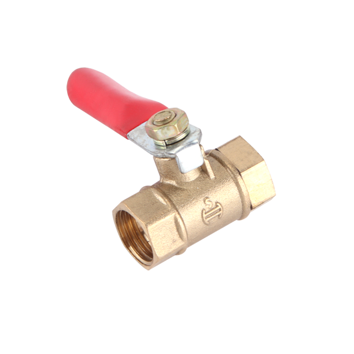 Ordinary red handle ball valve